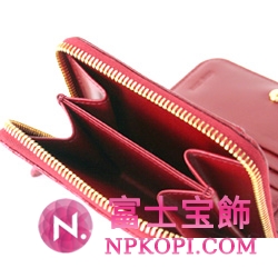 ミュウミュウ MIU MIU 二つ折り財布 財布 サイフ レッド 5M0522-ST.COCCO-LUX-RUBINO